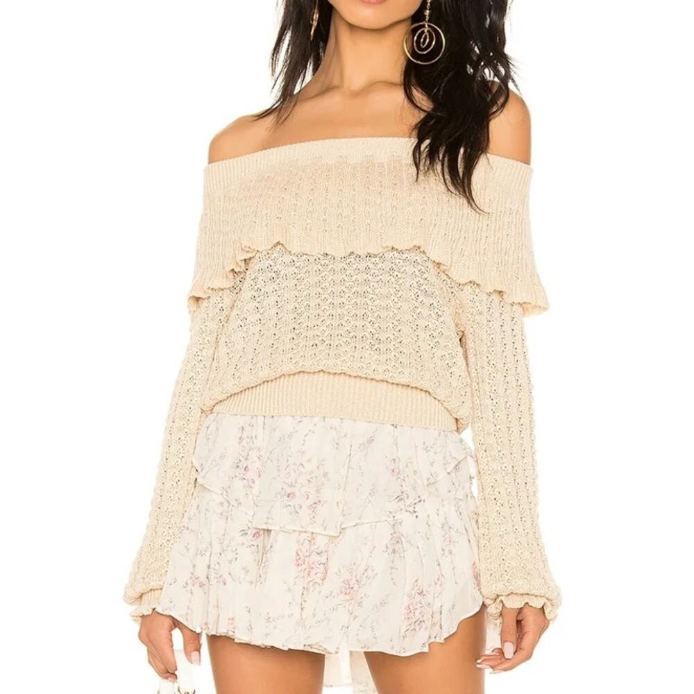 Free People / Crazy in Love Sweater / sz S - Picture 2 of 5